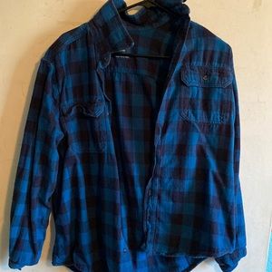 Blue flannel